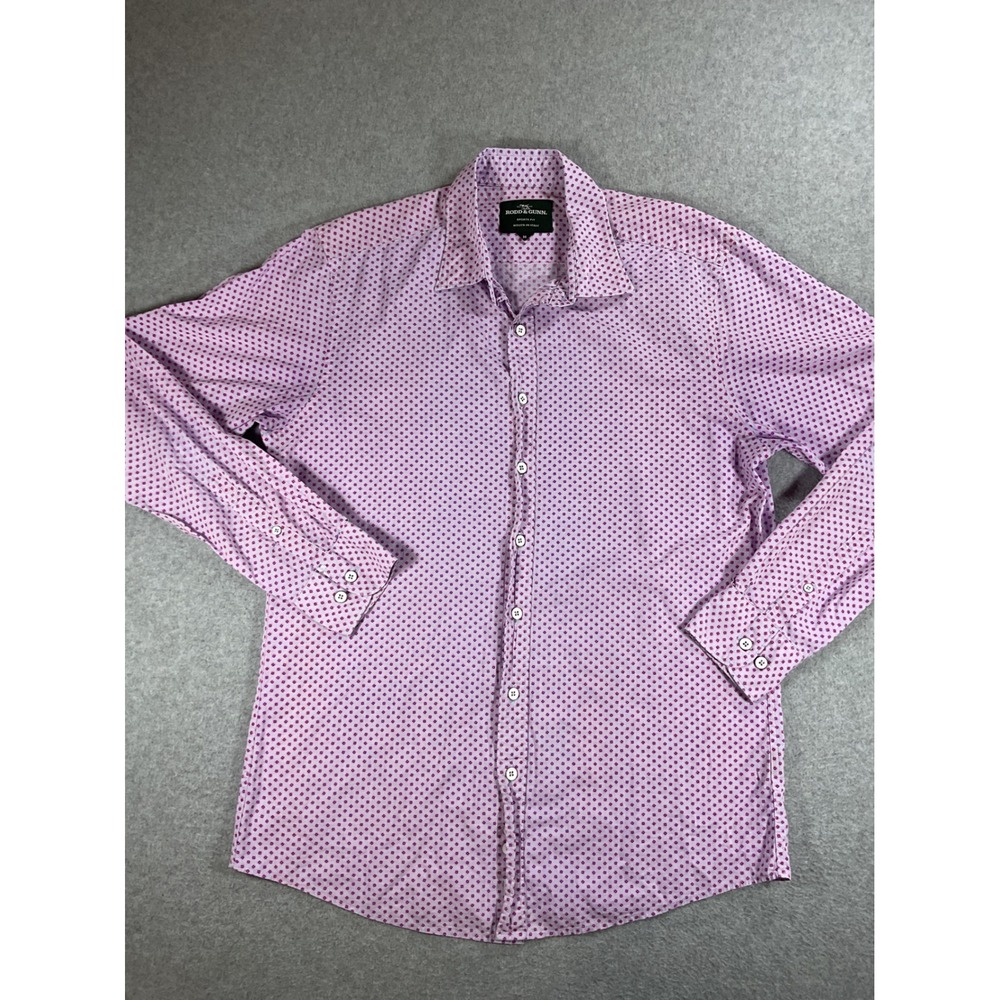 Rodd & Gunn Mens Sports Fit Long Sleeve Floral Button Down Shirt M 1718